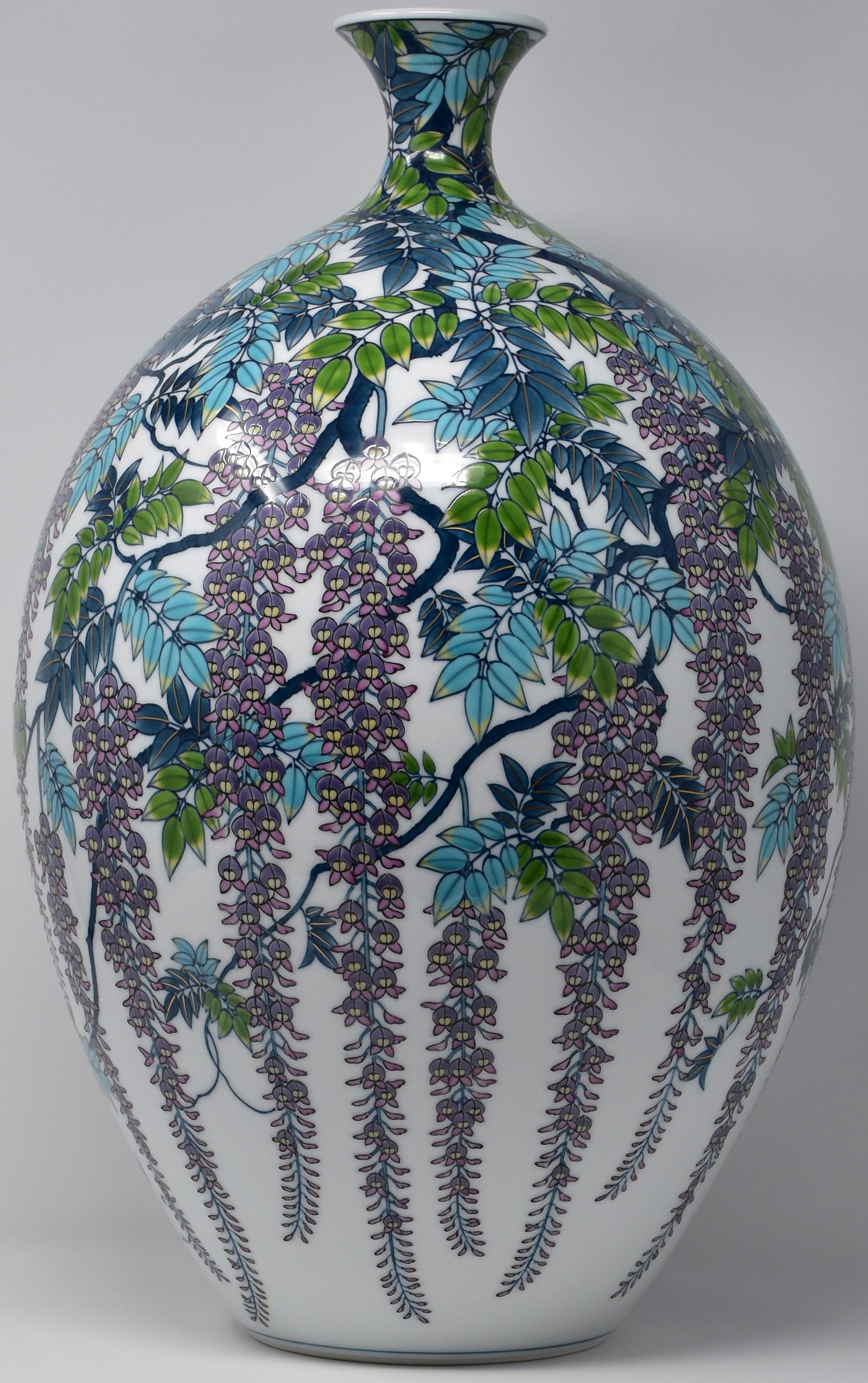  Contempory Imari Large Japanese Decorative Porcelain Vase by Master Artist 8
