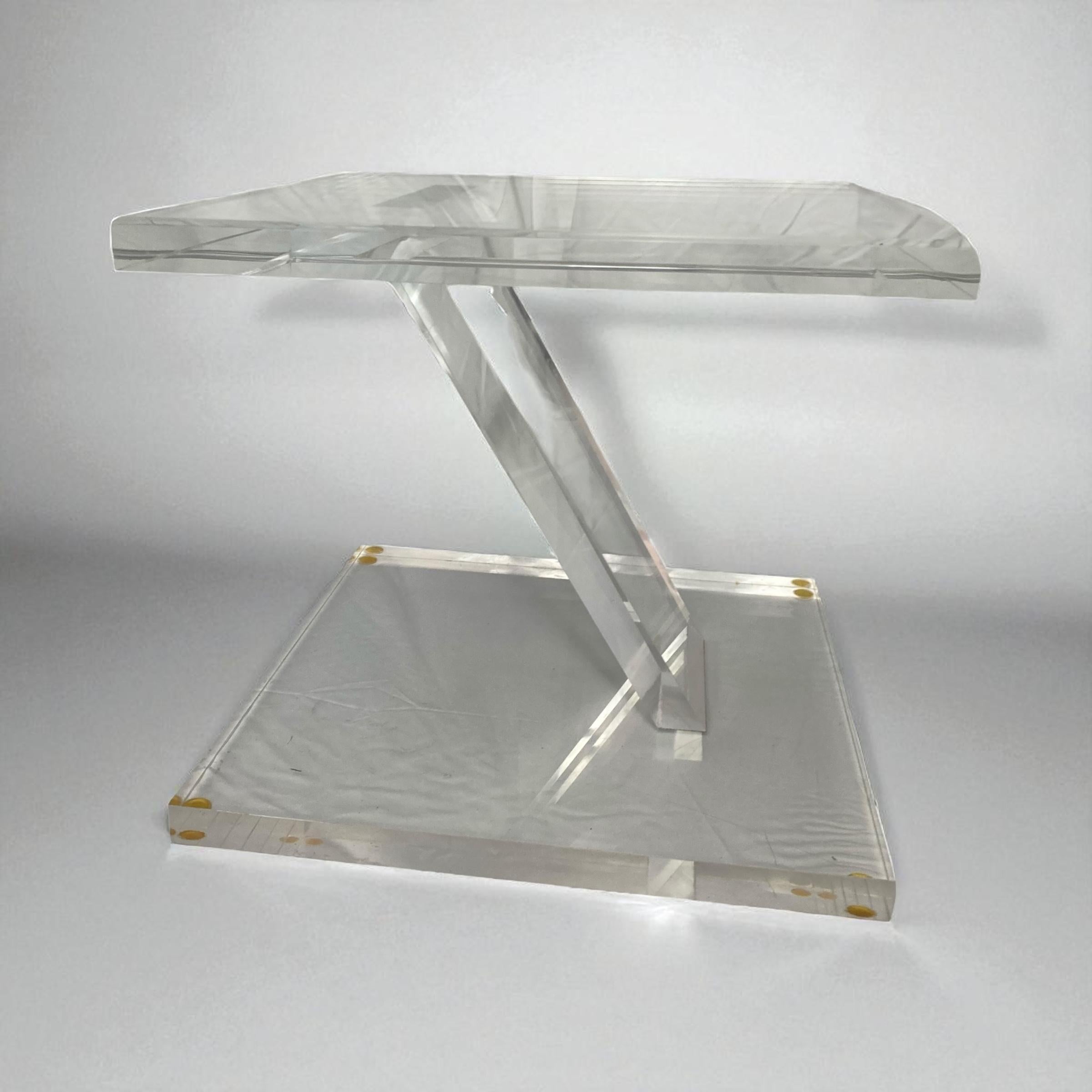 Table d'appoint Contempory Lucite Bon état - En vente à Bishop's Stortford, GB