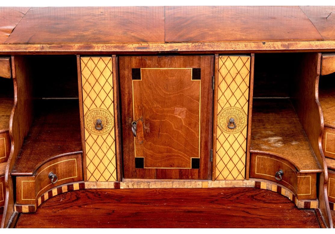 Continental 18th Century Bombay Slant Front Desk for Restoration For Sale 3