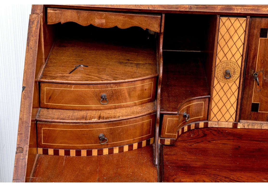 Continental 18th Century Bombay Slant Front Desk for Restoration For Sale 6