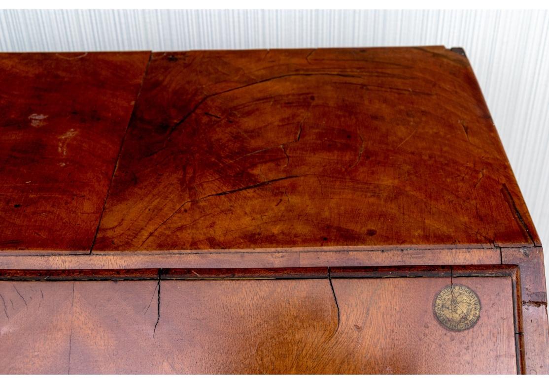 Continental 18th Century Bombay Slant Front Desk for Restoration For Sale 7