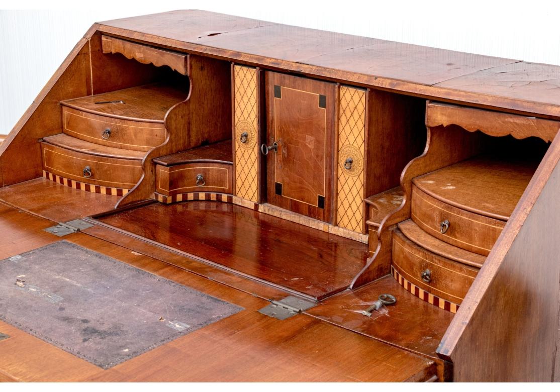 Continental 18th Century Bombay Slant Front Desk for Restoration For Sale 10