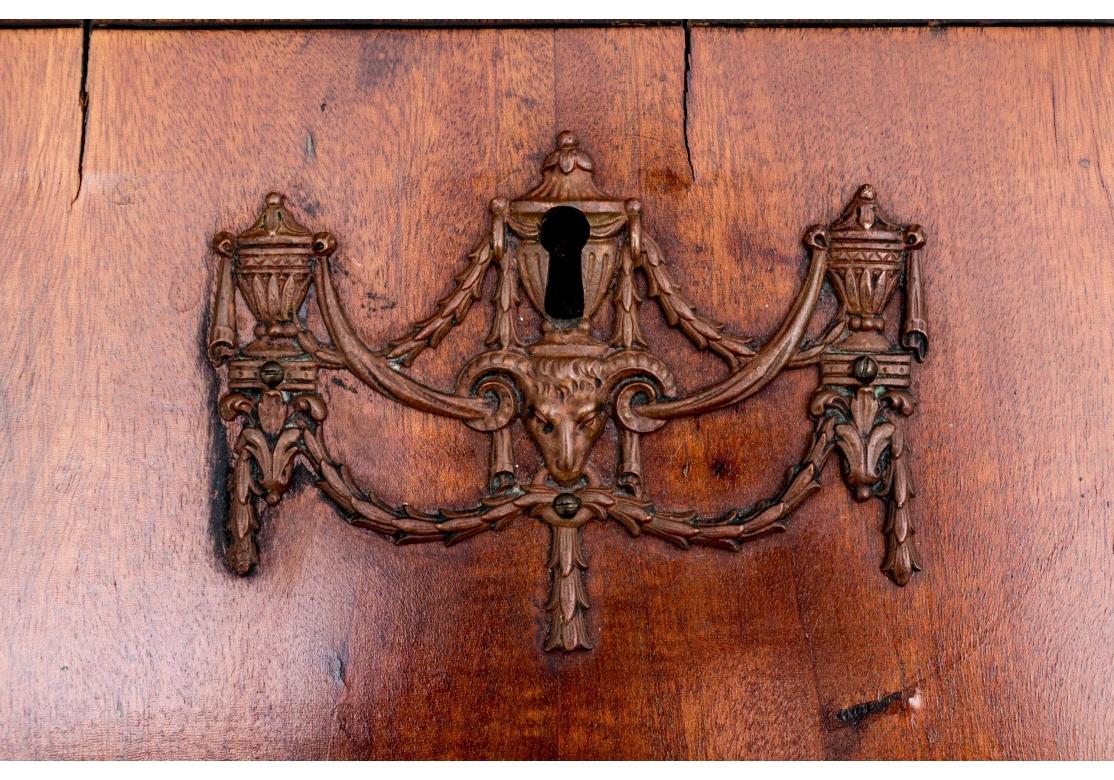 Continental 18th Century Bombay Slant Front Desk for Restoration For Sale 12