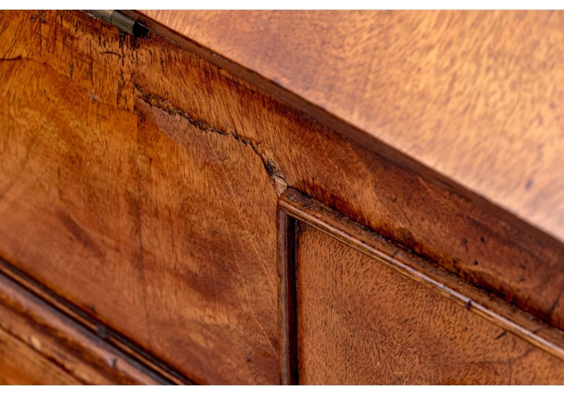 European Continental 18th Century Bombay Slant Front Desk for Restoration For Sale