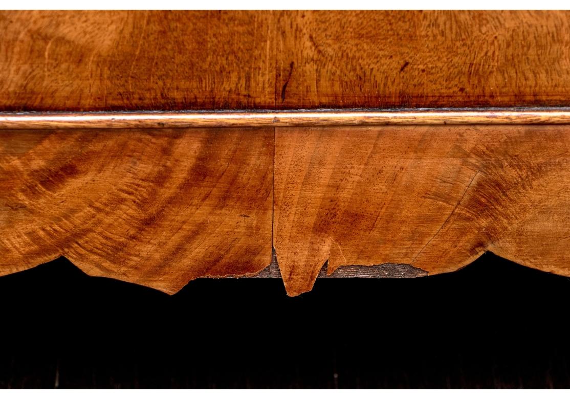 Inlay Continental 18th Century Bombay Slant Front Desk for Restoration For Sale