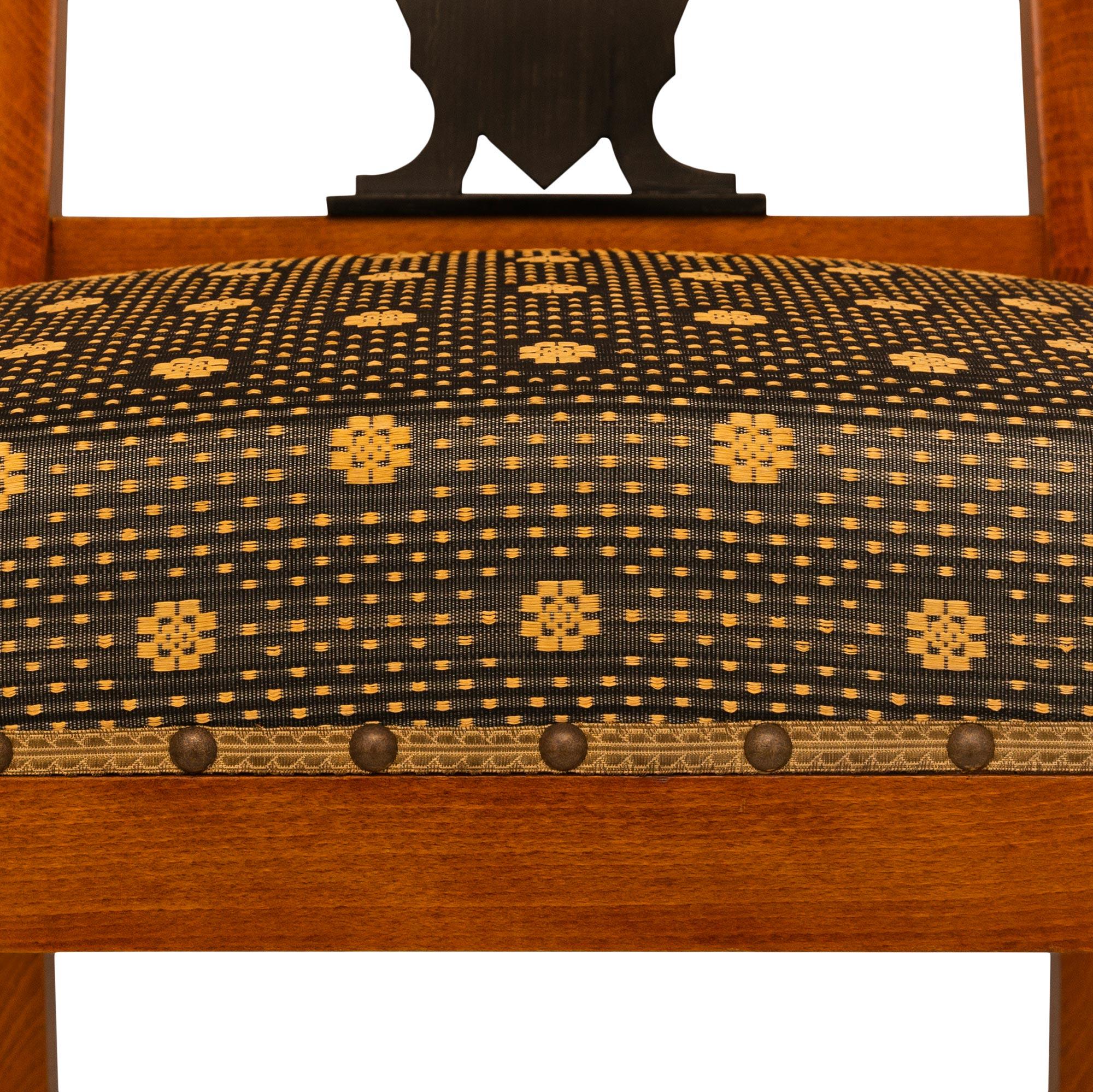 Continental 19th Century Biedermeier St. Fruitwood Armchair 2