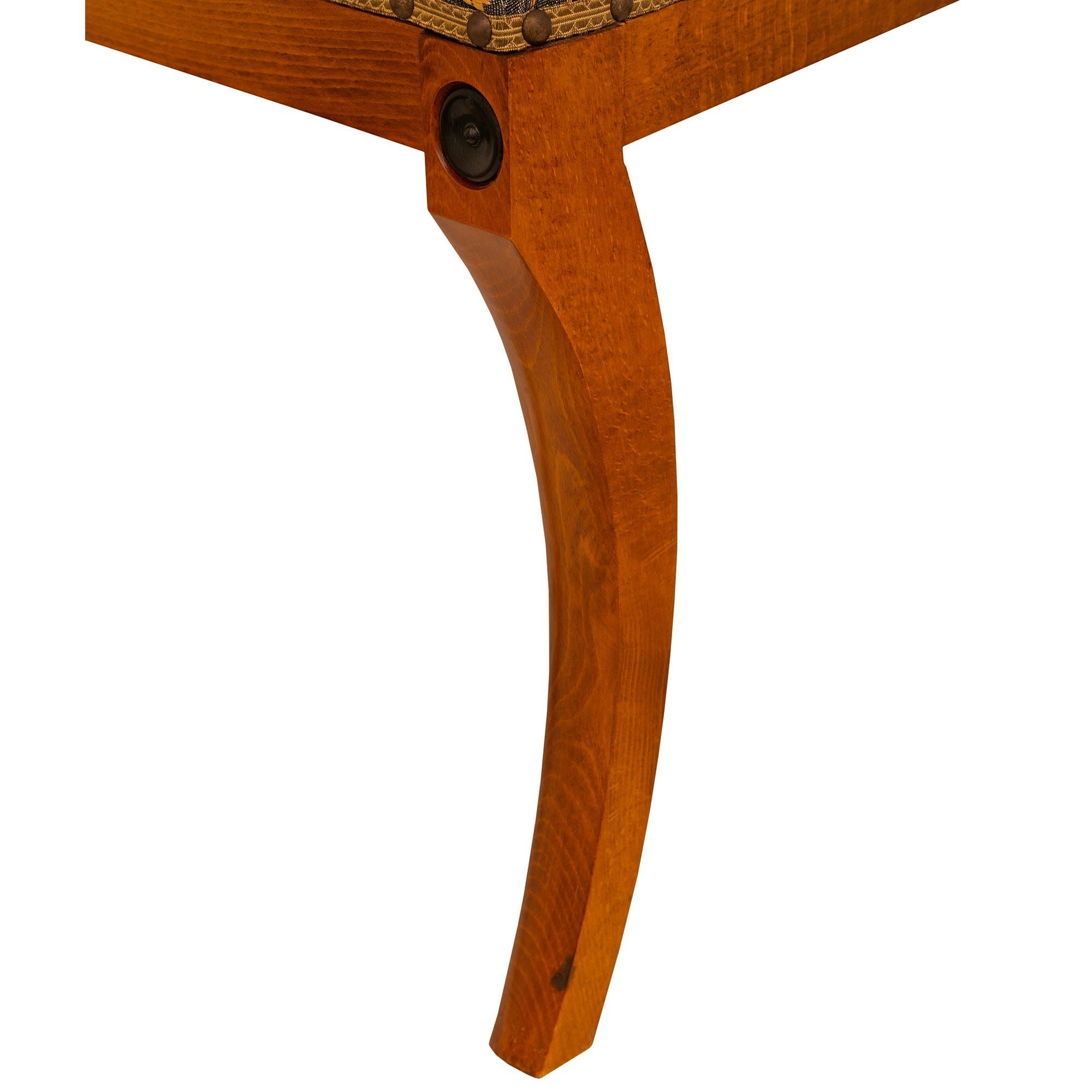 Continental 19th Century Biedermeier St. Fruitwood Armchair 3