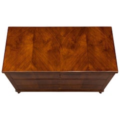 Continental 19th Century Biedermeier St. Walnut Chest Circa 1840
