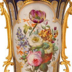 Continental 19th Century Louis XV St. Porcelain And Ormolu Lamp
