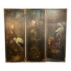 Kontinentales 3-Paneel Ölgemälde auf Leinwand