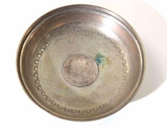 Continental 800 Silver Bowl with Ottoman Coin Motif, 1970s