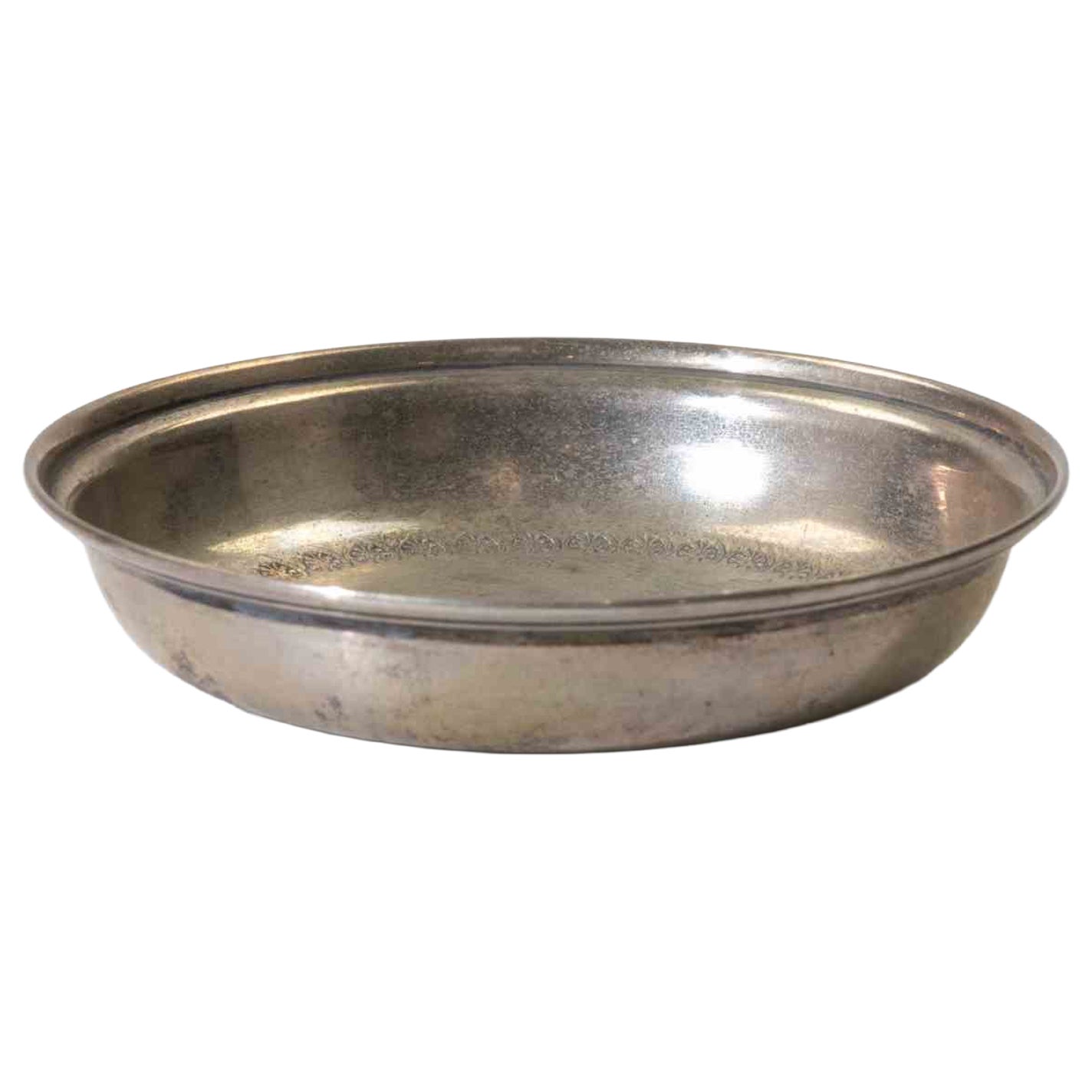 Continental 800 Silver Bowl with Ottoman Coin Motif, 1970s
