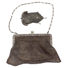 Antique Continental 800 Standard Silver Purse, late 19th-early 20th century