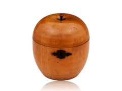 Continental Antique Apple Fruit Tea Caddy