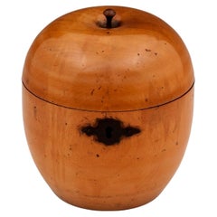 Continental Antique Apple Fruit Tea Caddy