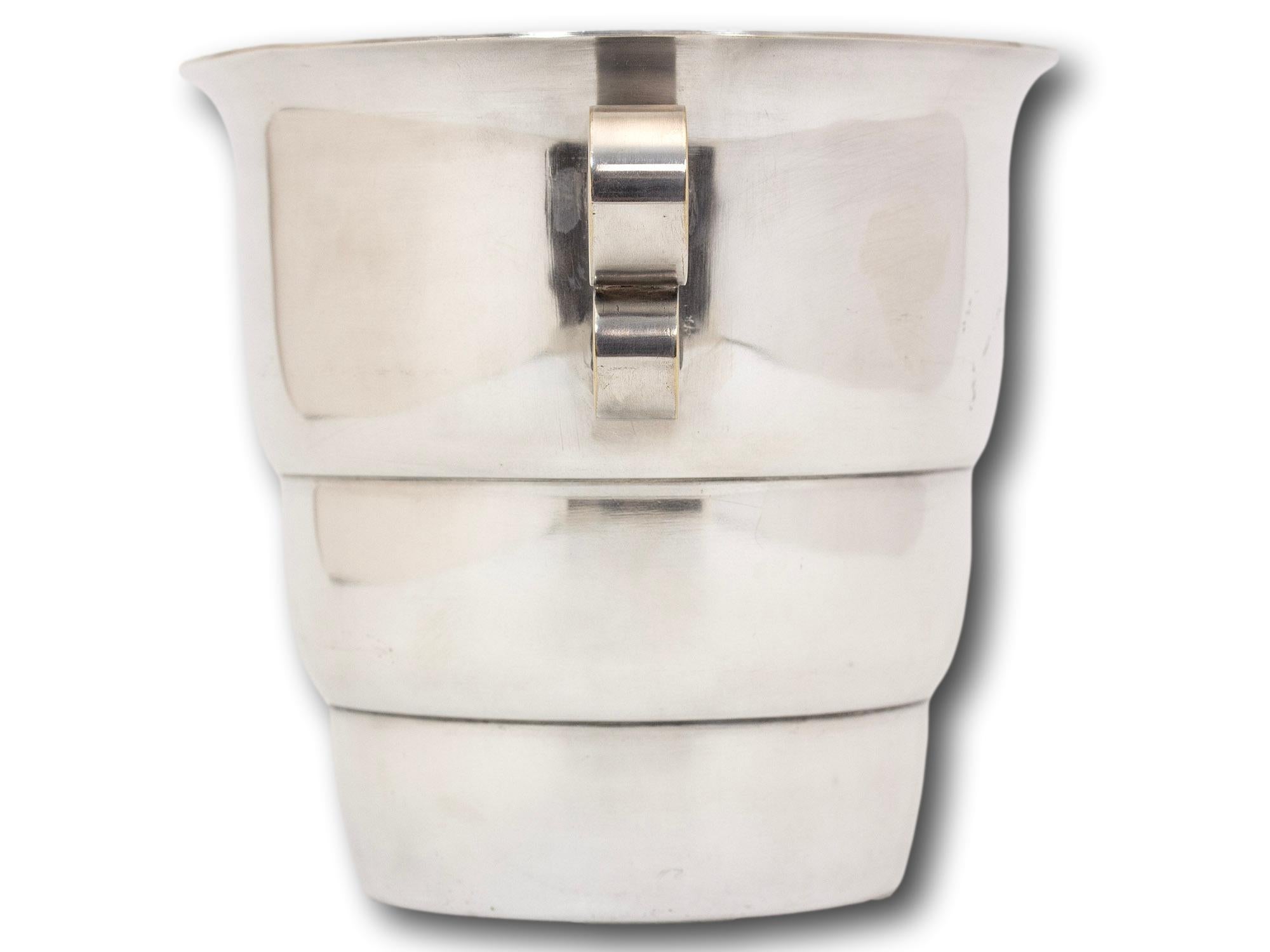 Cast Continental Art Deco Champagne Bucket For Sale