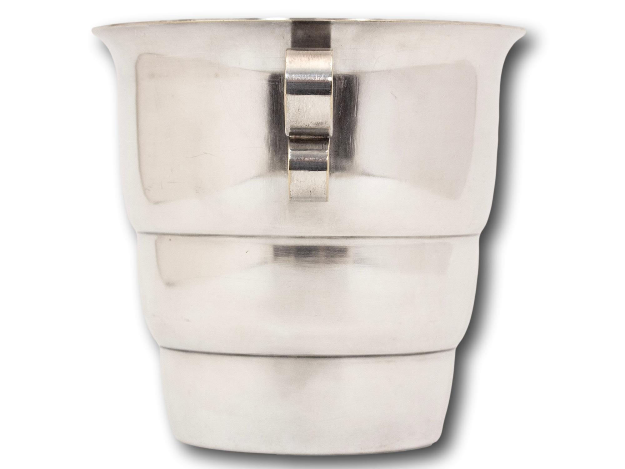 20th Century Continental Art Deco Champagne Bucket For Sale