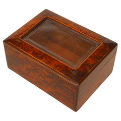 Continental Austrian Burl and Satinwood Box