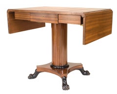 Continental Austrian Mahogany Davenport Table