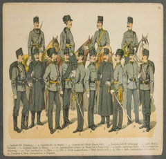 Continental Austrian Military Battalion Prints