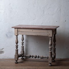 Continental Baroque Bleached Chestnut Work Table, c.1720