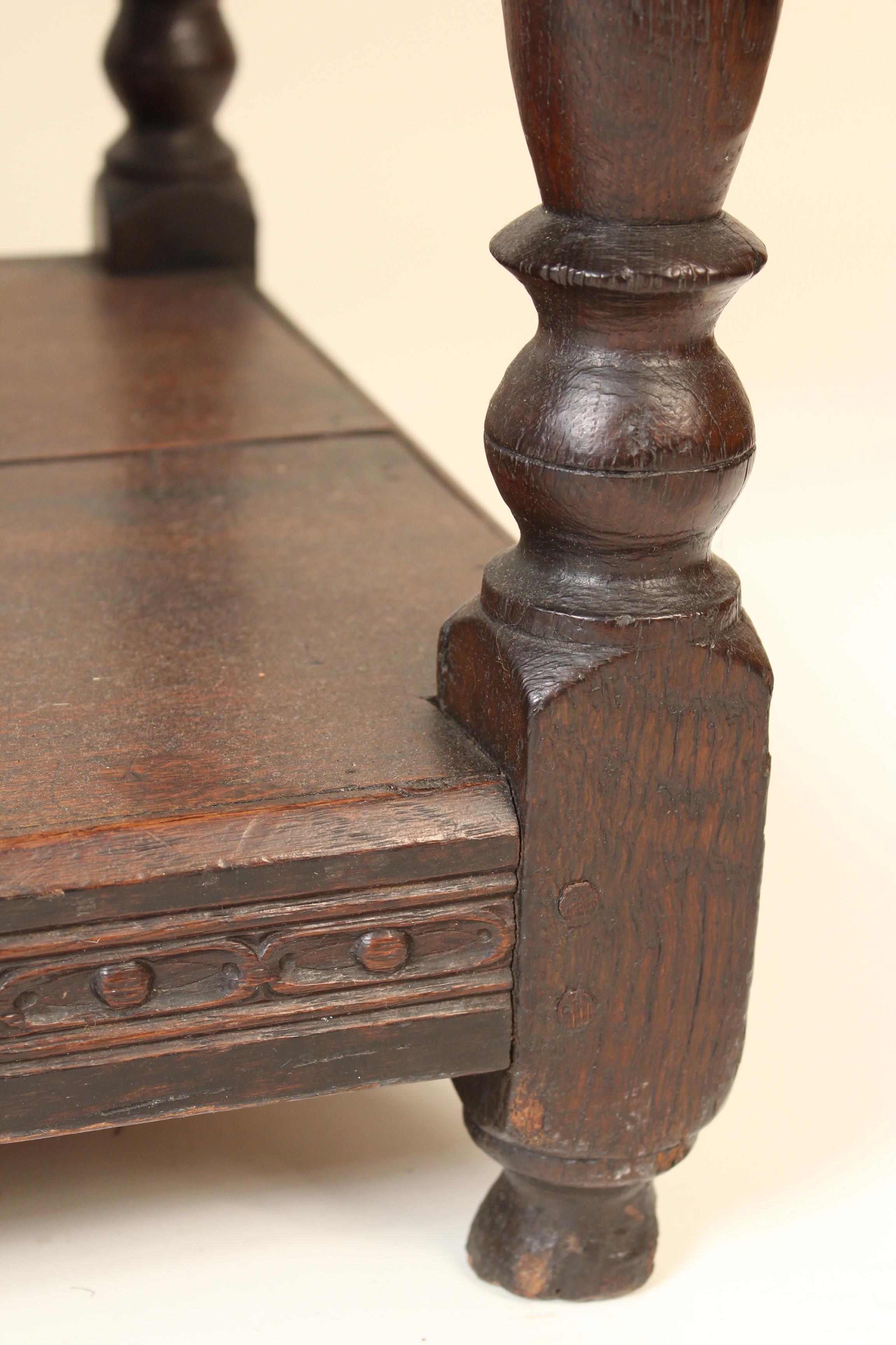 Continental Baroque Style Oak Sideboard 6