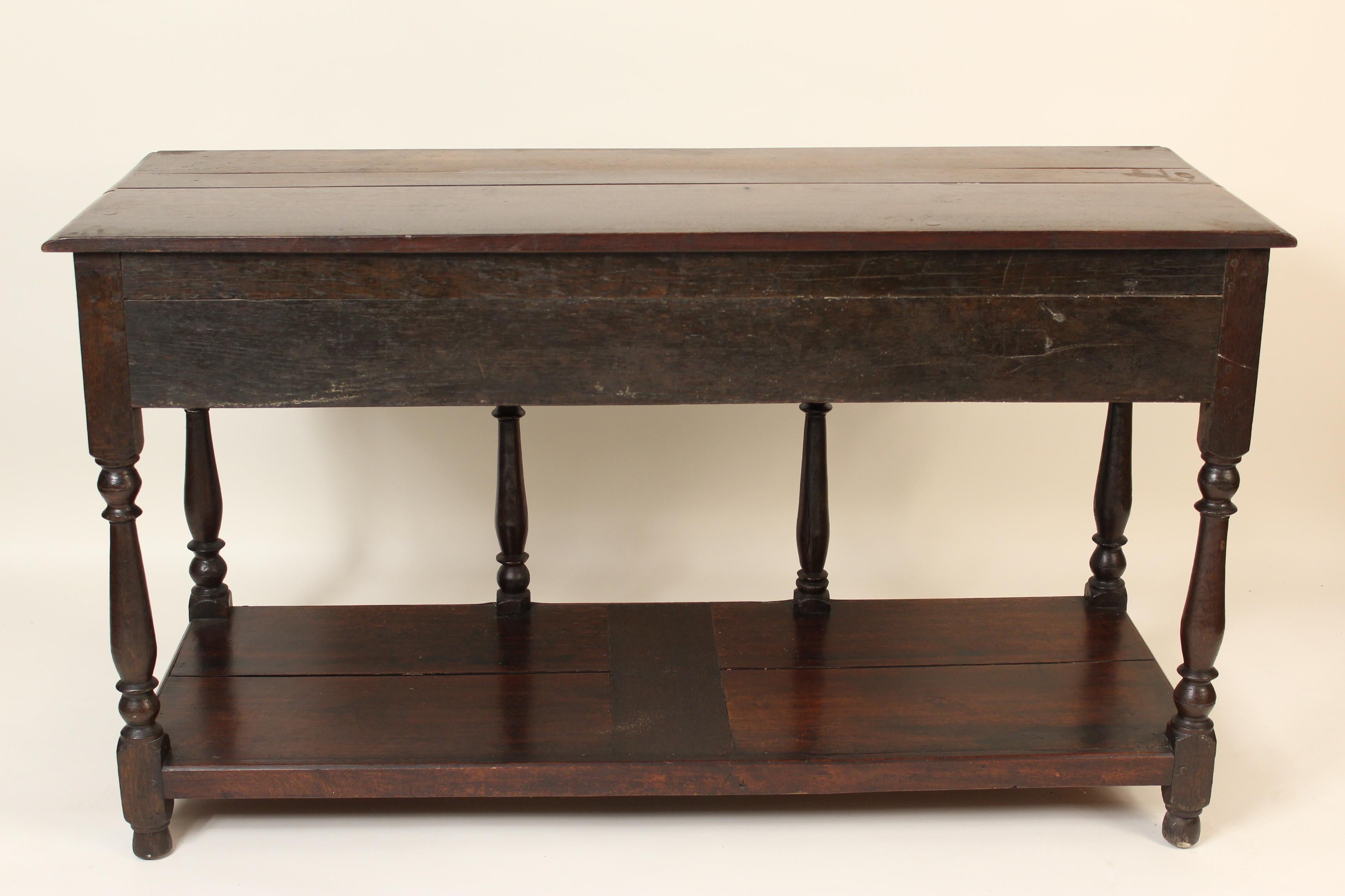 Continental Baroque Style Oak Sideboard 9