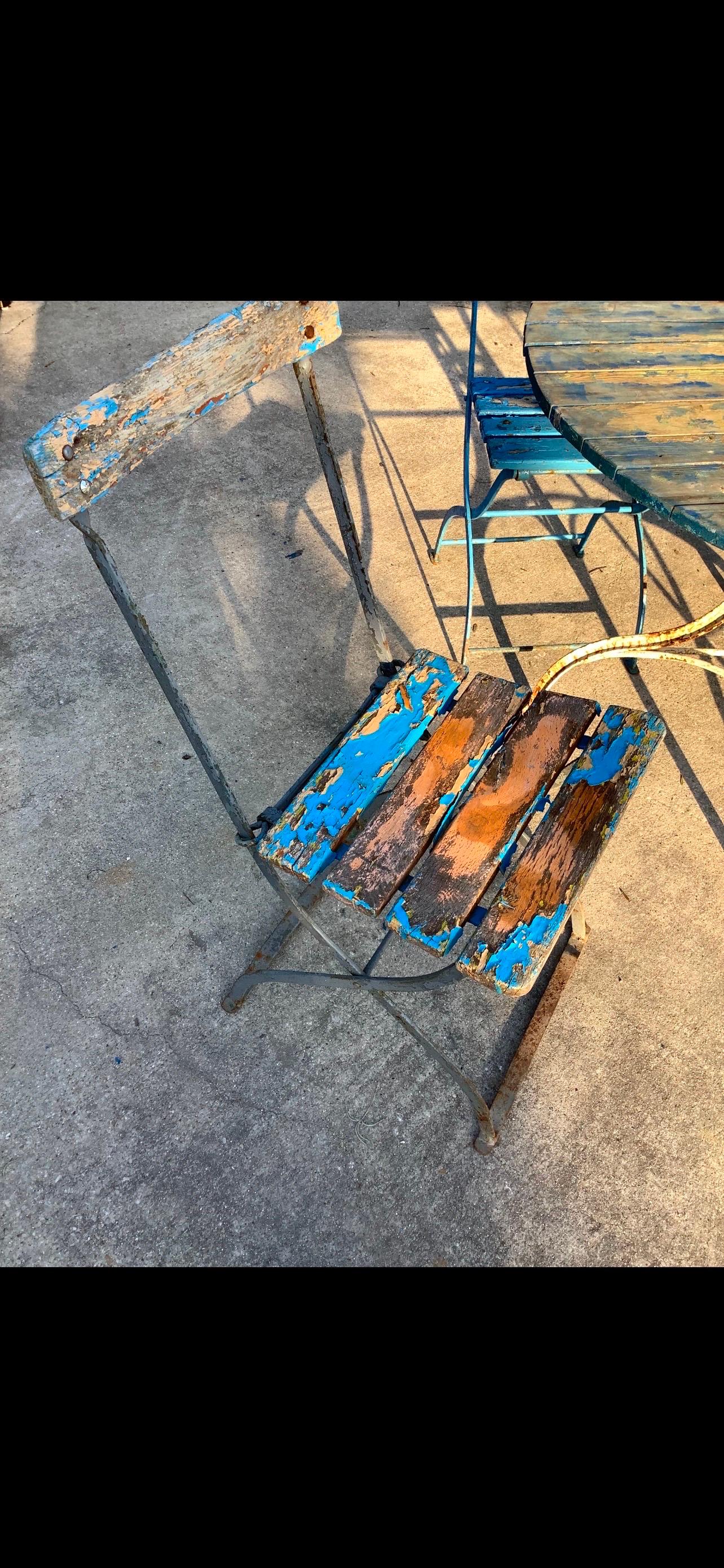 Continental Bistro Table And Chairs For Sale 1