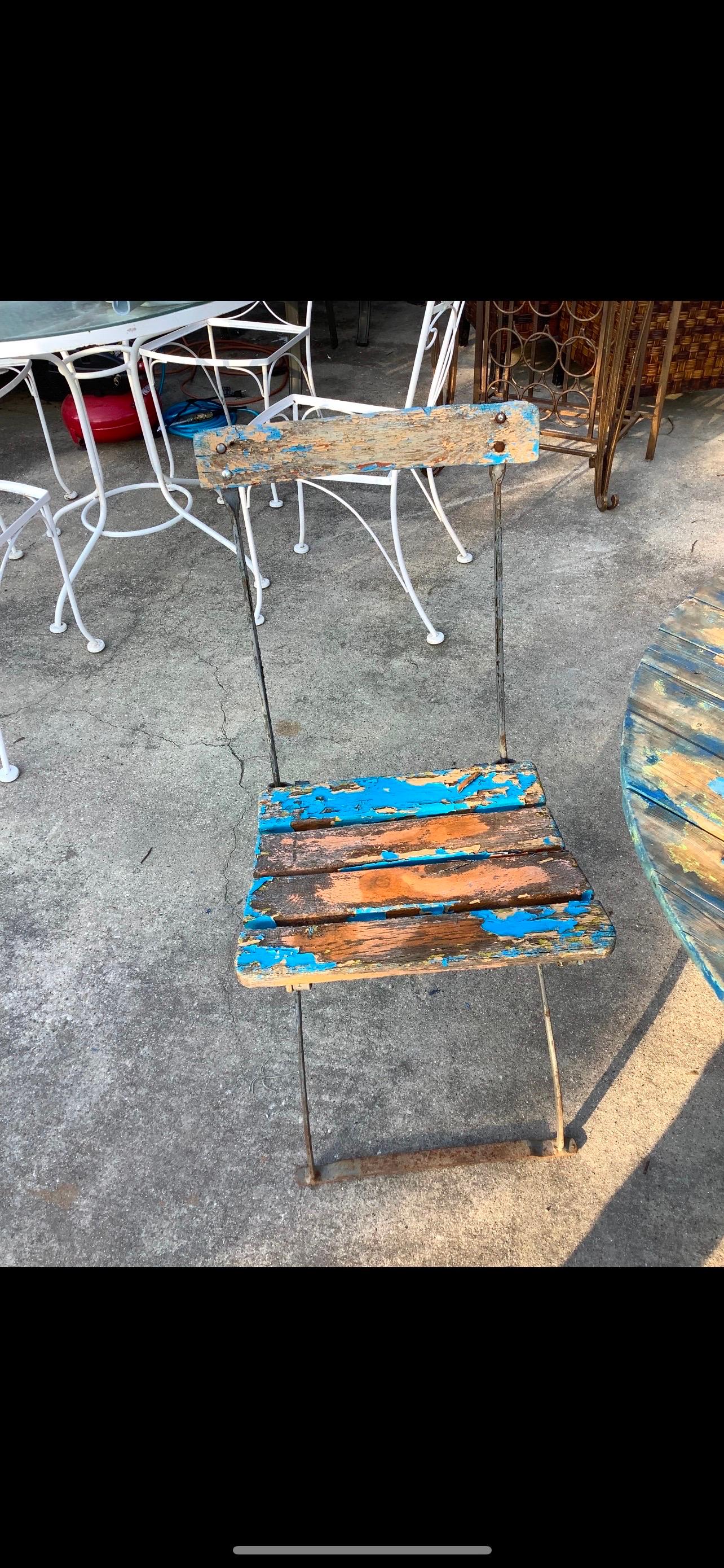 Continental Bistro Table And Chairs For Sale 2