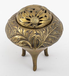Continental Brass Art Nouveau Brule Parfum