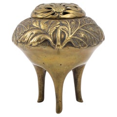 Continental Brass Art Nouveau Brule Parfum