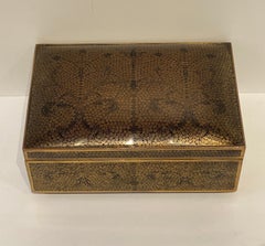 Continental Bronze Cloisonné Box