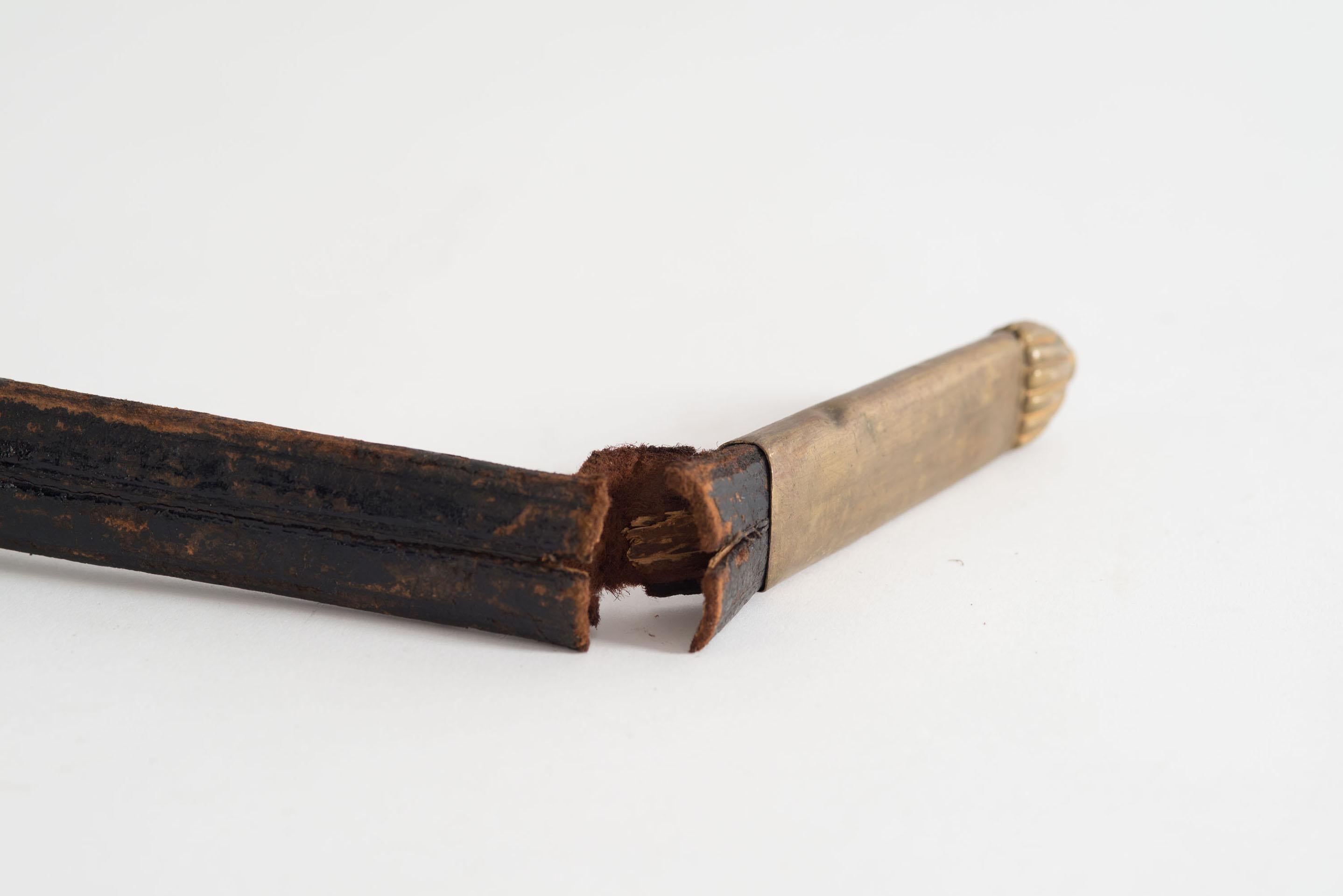 Continental Bronze Dore Ceremonial Dog Pommel Sword with Scabbard (épée d'apparat pour chien avec fourreau) en vente 2