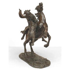 Continental Bronze Nubian Figure