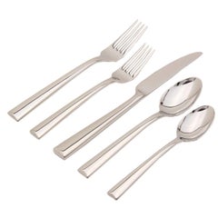 Continental by Lenox Stainless Steel Flatware Set Service for 12 New 60 pieces