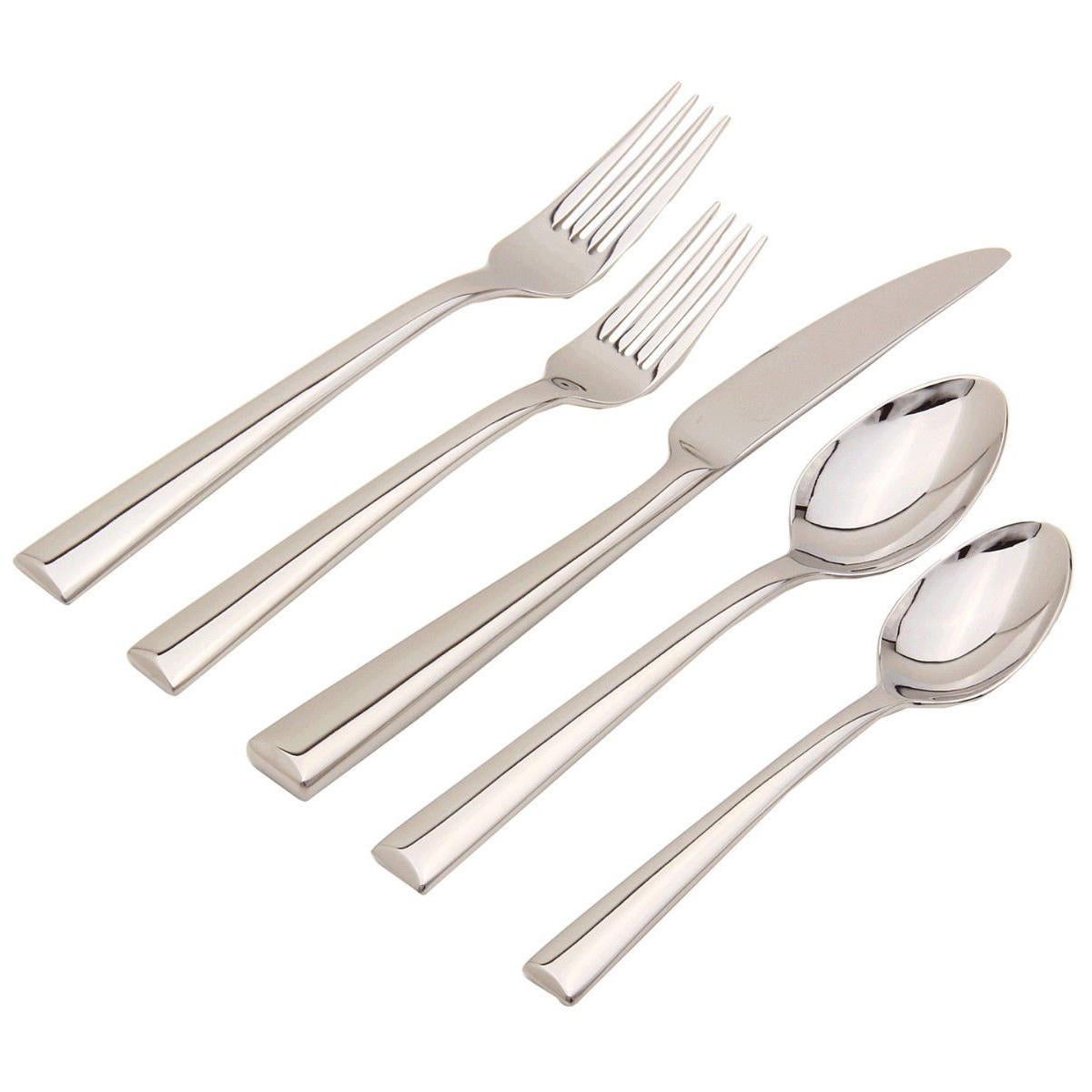 Continental by Lenox Stainless Steel Flatware Set Service for 8 New 40 Pieces