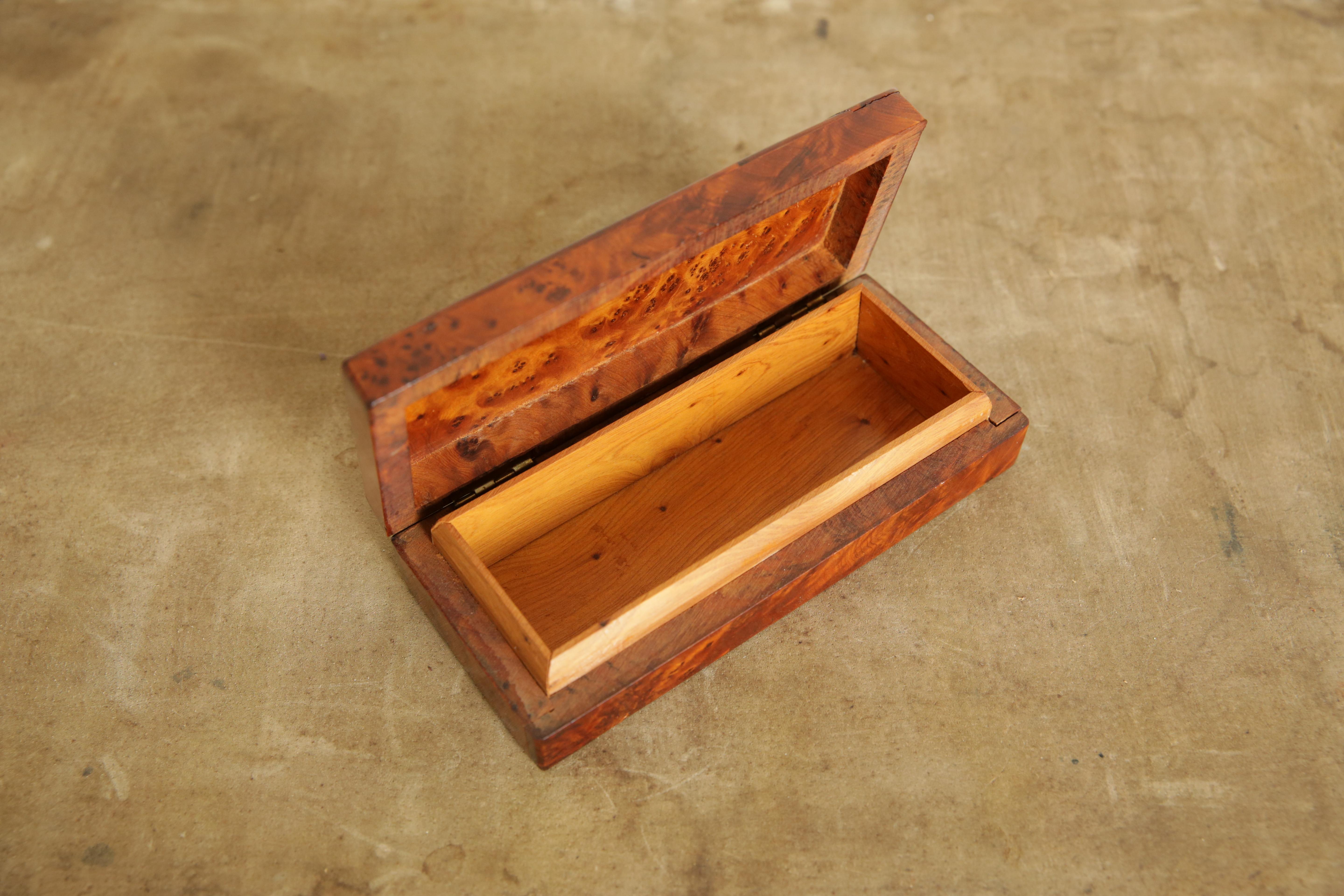 Continental Camphor-Wood Hinged Box, mid 20th century 1