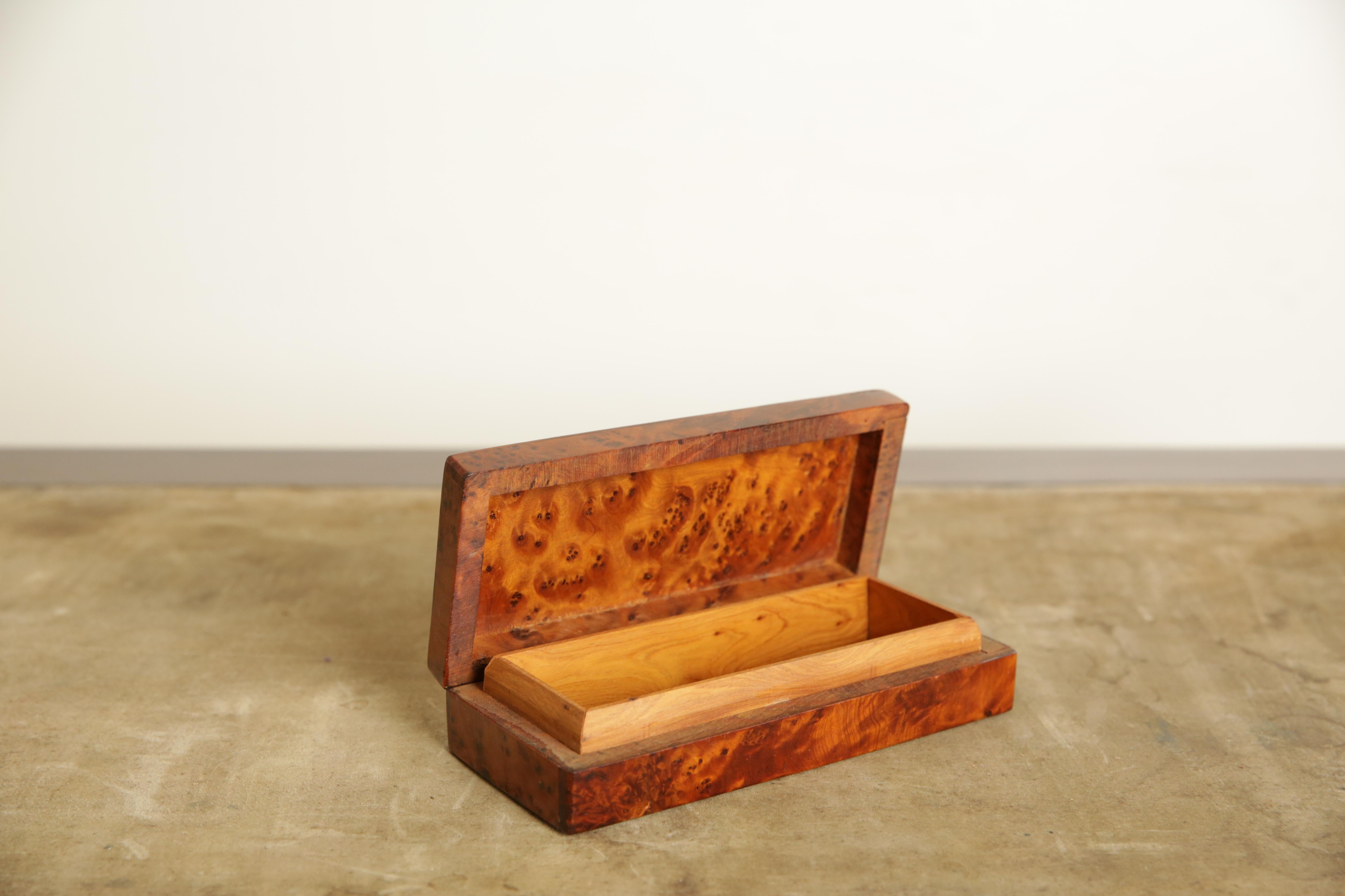 Continental Camphor-Wood Hinged Box, mid 20th century 2