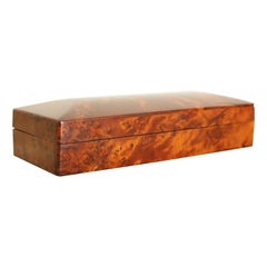 Continental Camphor-Wood Hinged Box, mid 20th century