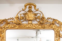 Continental Carved and Gilded Wall Mirror