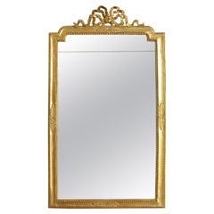 Continental Carved Giltwood Neoclassical Mirror, Early 19th Century