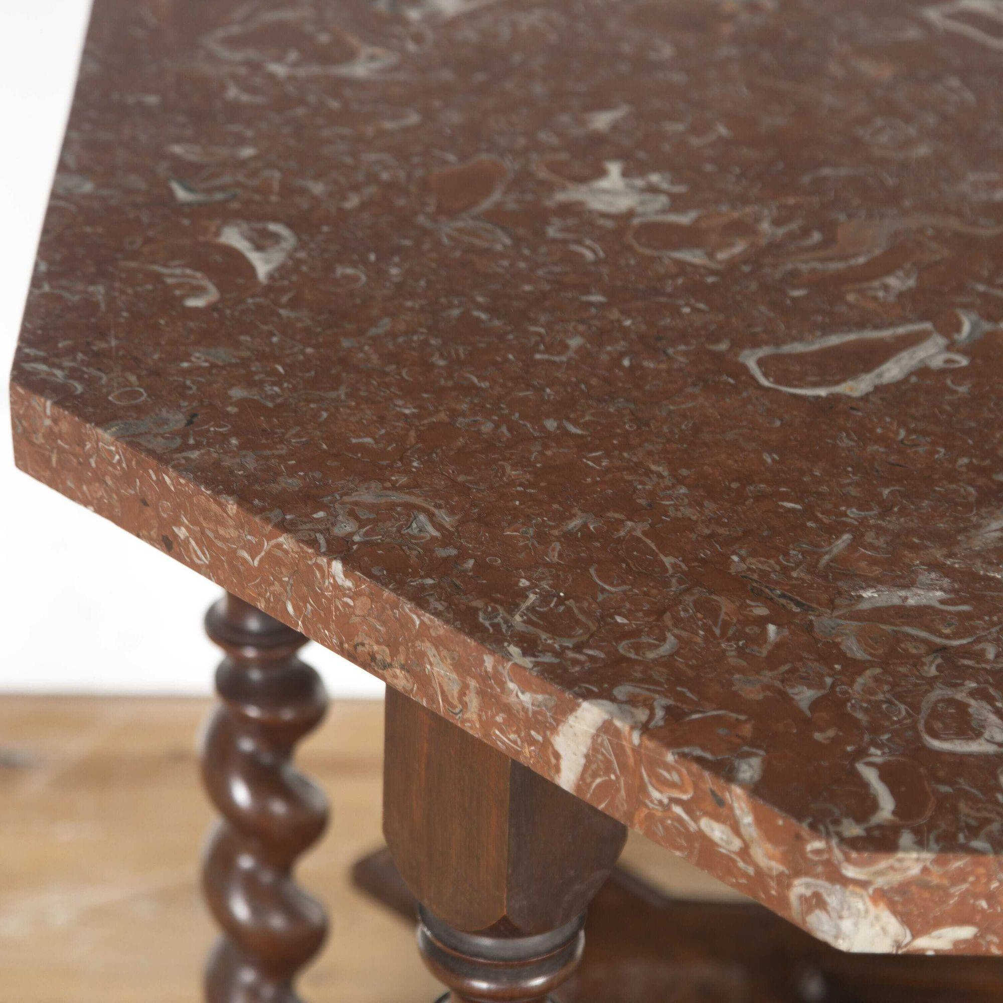 Continental Centre Table with Marble Top 3