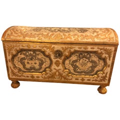 Continental Document Box with Tapestry Inlay