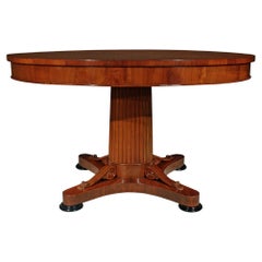 Continental Early 19th Century Mahogany Center Table