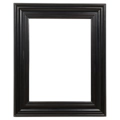 Continental Flemish Style Ebonized Picture Frame