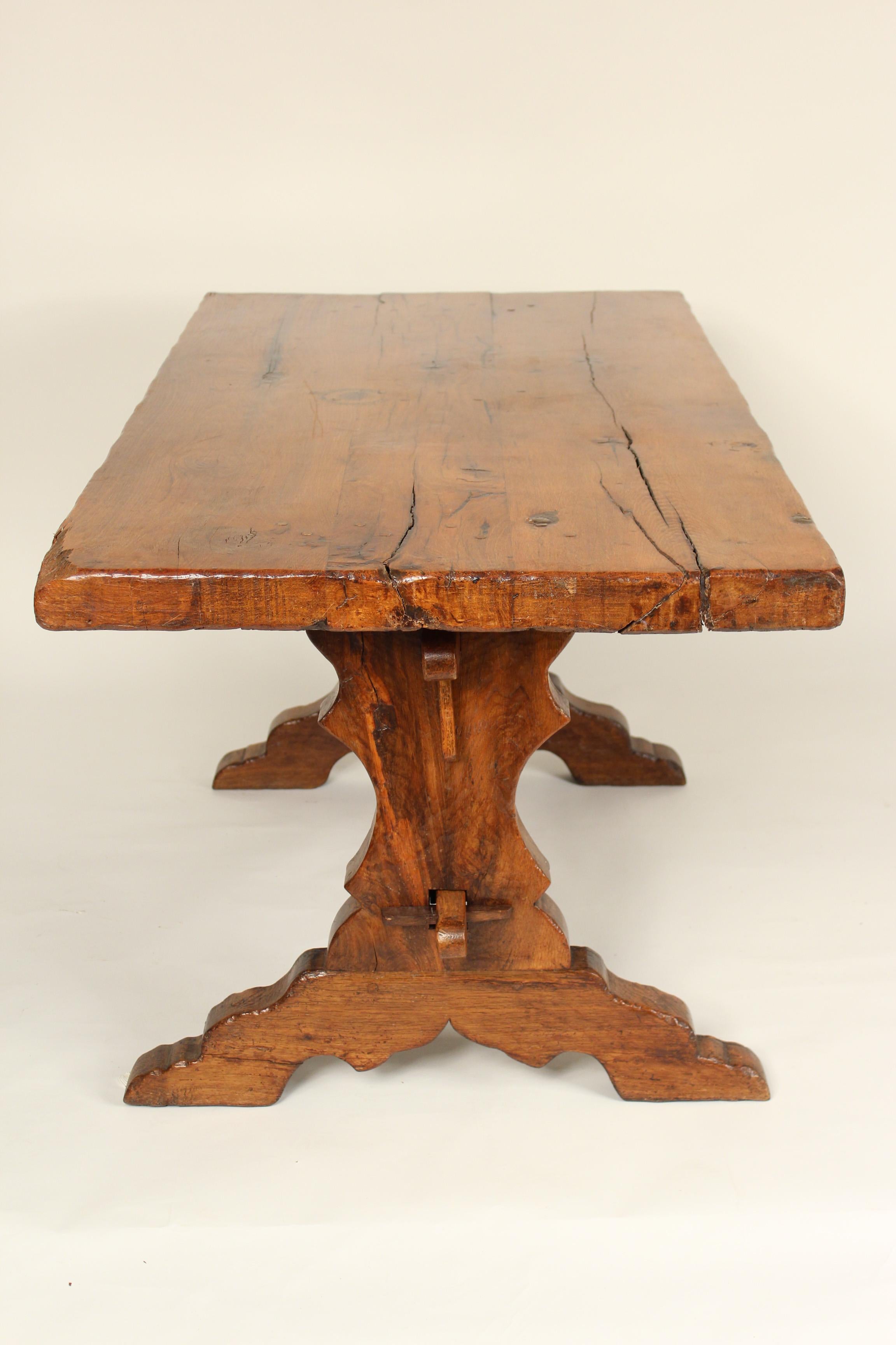 Baroque Continental Fruit Wood Dining Room Table