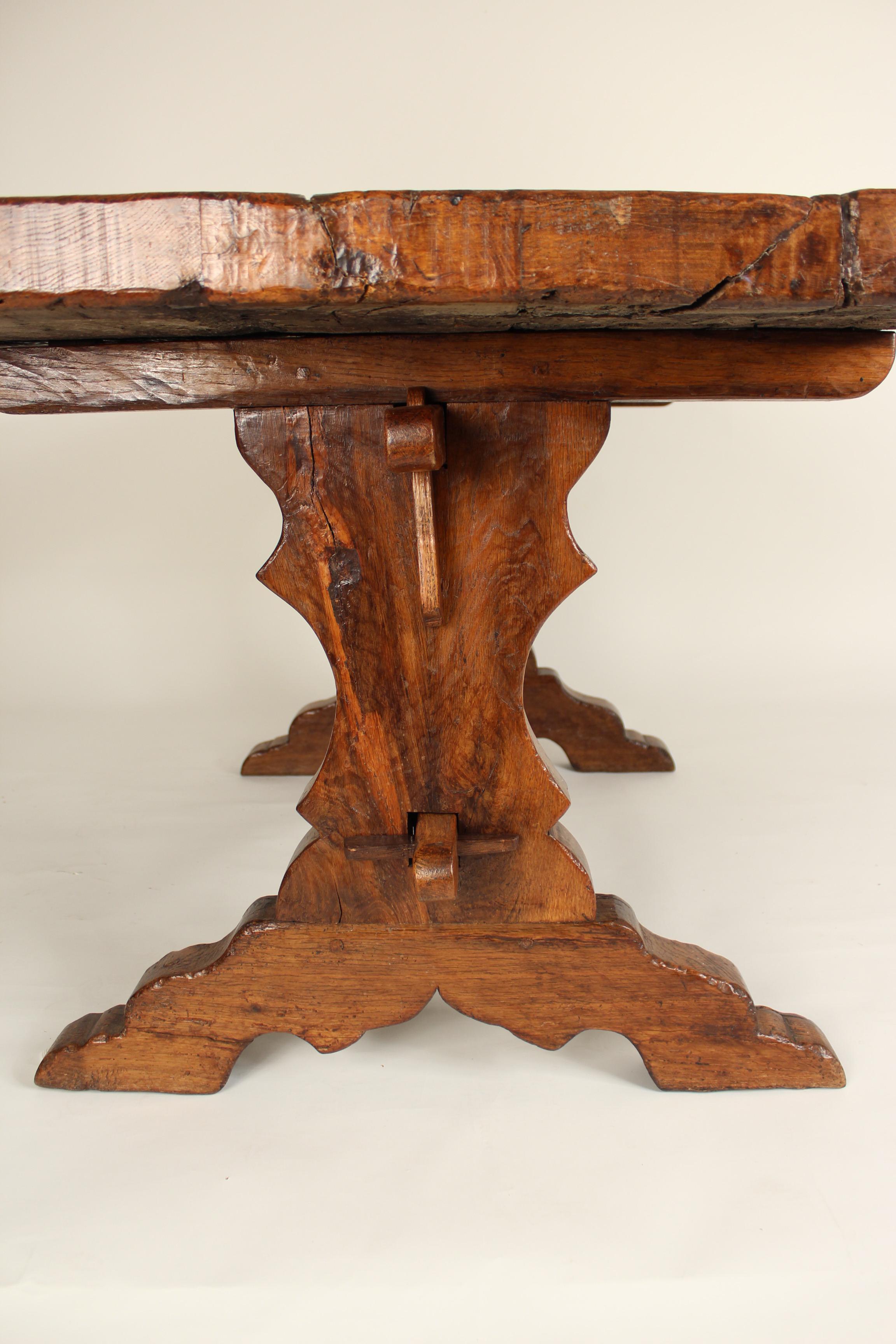 European Continental Fruit Wood Dining Room Table