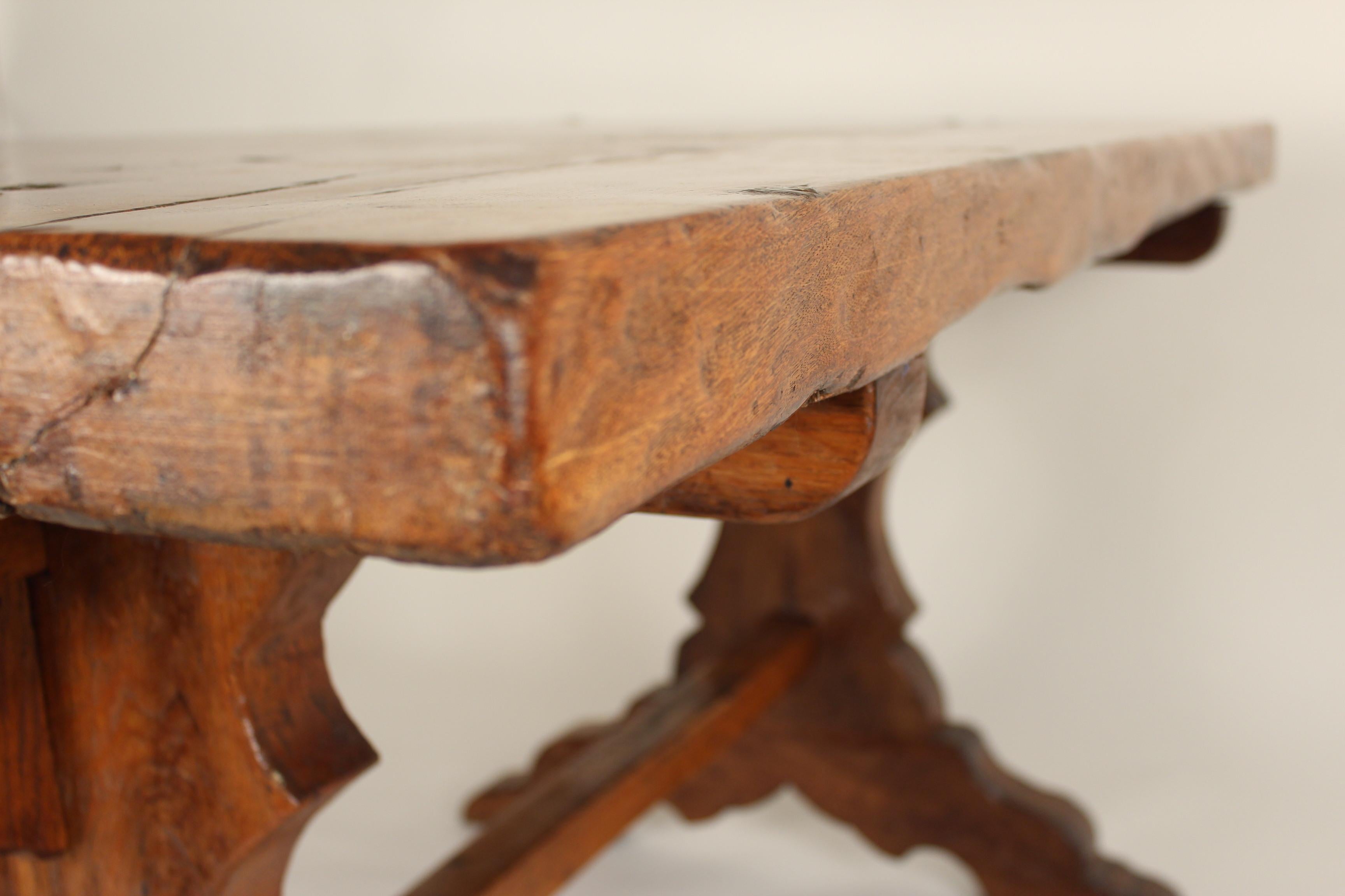 19th Century Continental Fruit Wood Dining Room Table