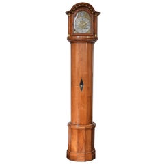 Continental, Fruitwood and Giltwood Tall Case Clock, Early 19th Century