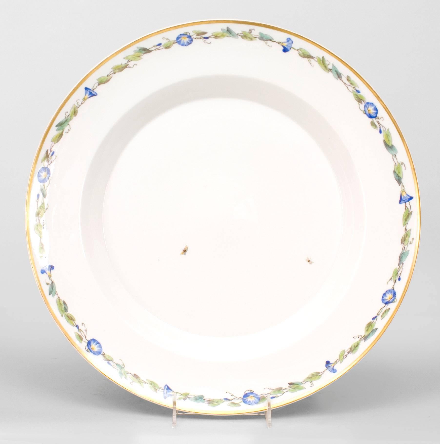 Porcelain 78-Piece Continental German KPM Dinner Set For Sale